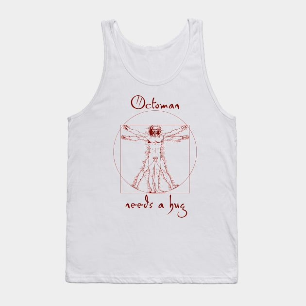 Vitruvian Hug Tank Top by GrumpyVulcan